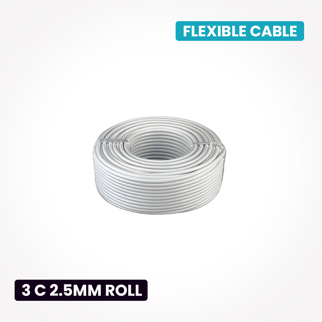 2.5mm 3 Core Flexible Cable Roll - Reliable and Versatile Electrical Wiring