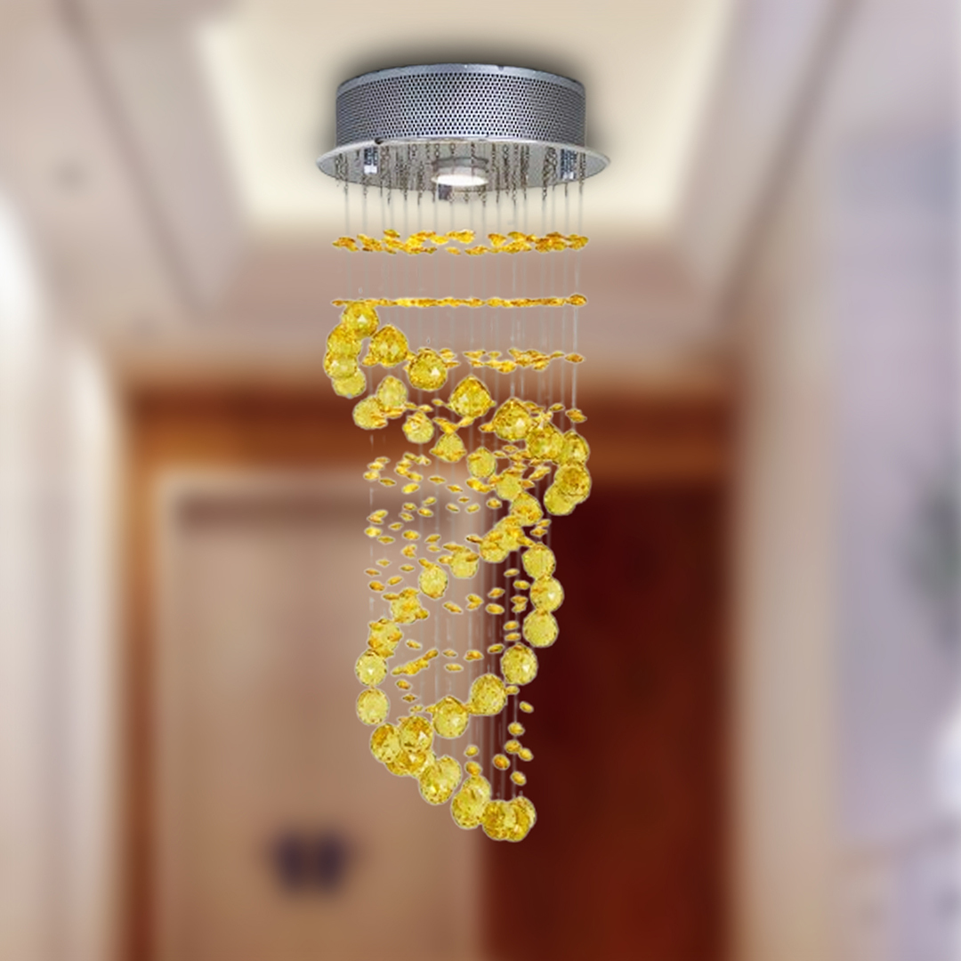 indoor-modern-chandelier-pendant-light-yellow