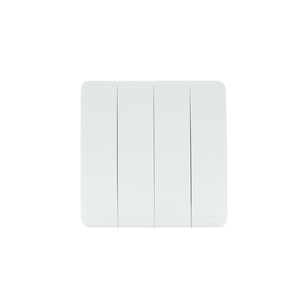 panasonic-16a-4g-1w-switch-ovella-white-wylg540017w-heavy-duty-4-gang-single-way-switch-for-home-office-1-year-warranty
