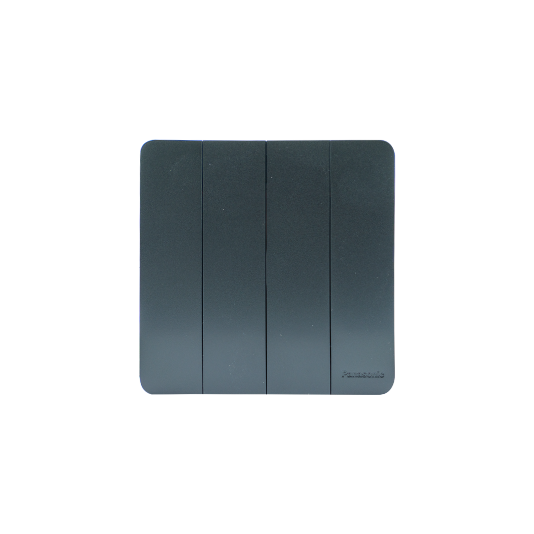 panasonic-16a-4g-2w-switch-ovella-black-wylg540027b-heavy-duty-4-gang-switch-for-multiple-applications-1-year-warranty