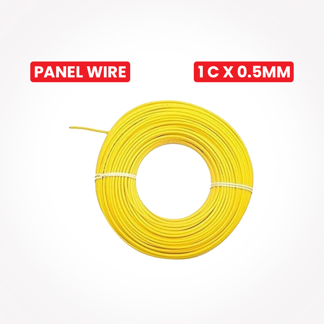 panel-wire-1-core-0-5mm-roll-yellow