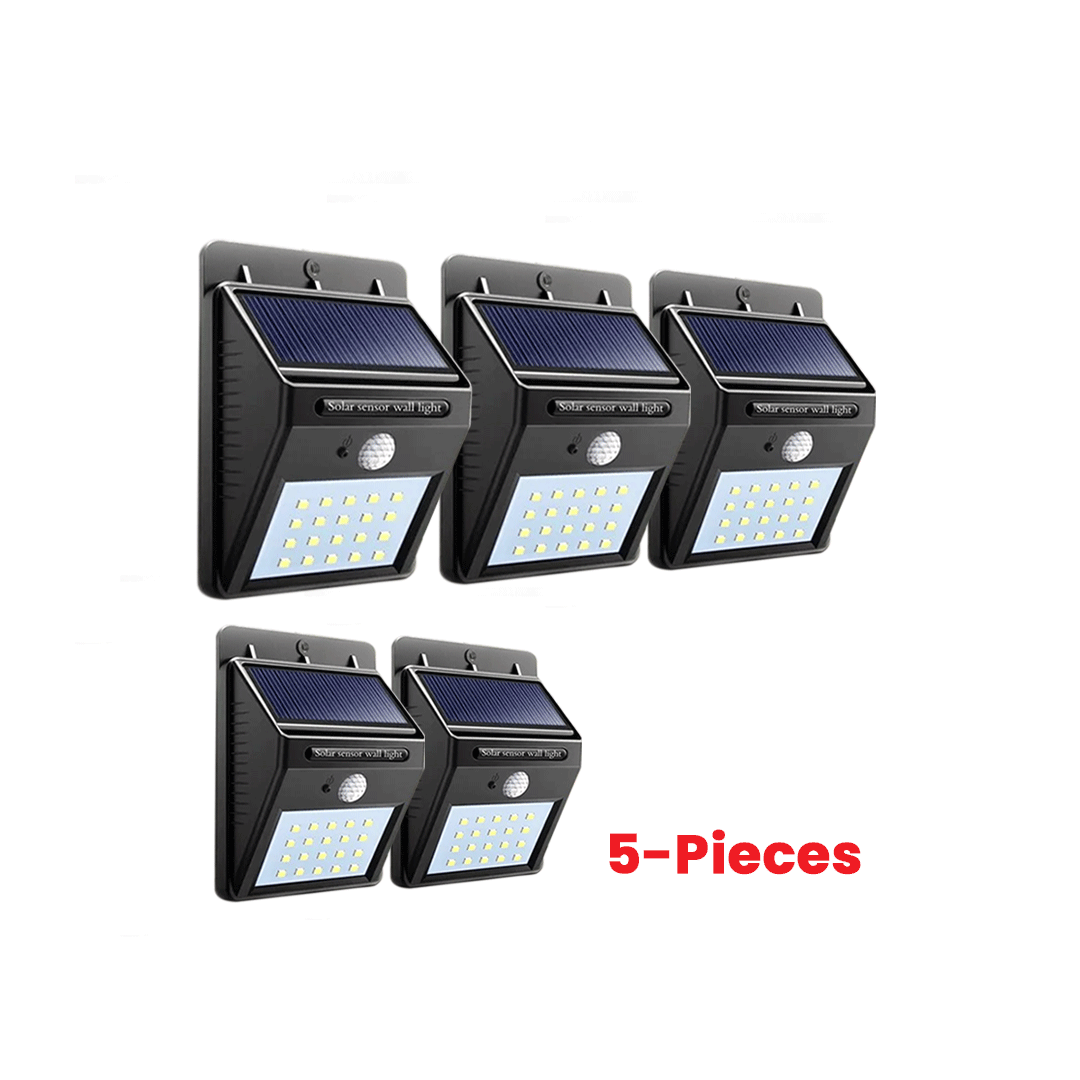 solar-powered-led-wall-light-with-pir-sensor-and-cds-night-sensor-5-pieces
