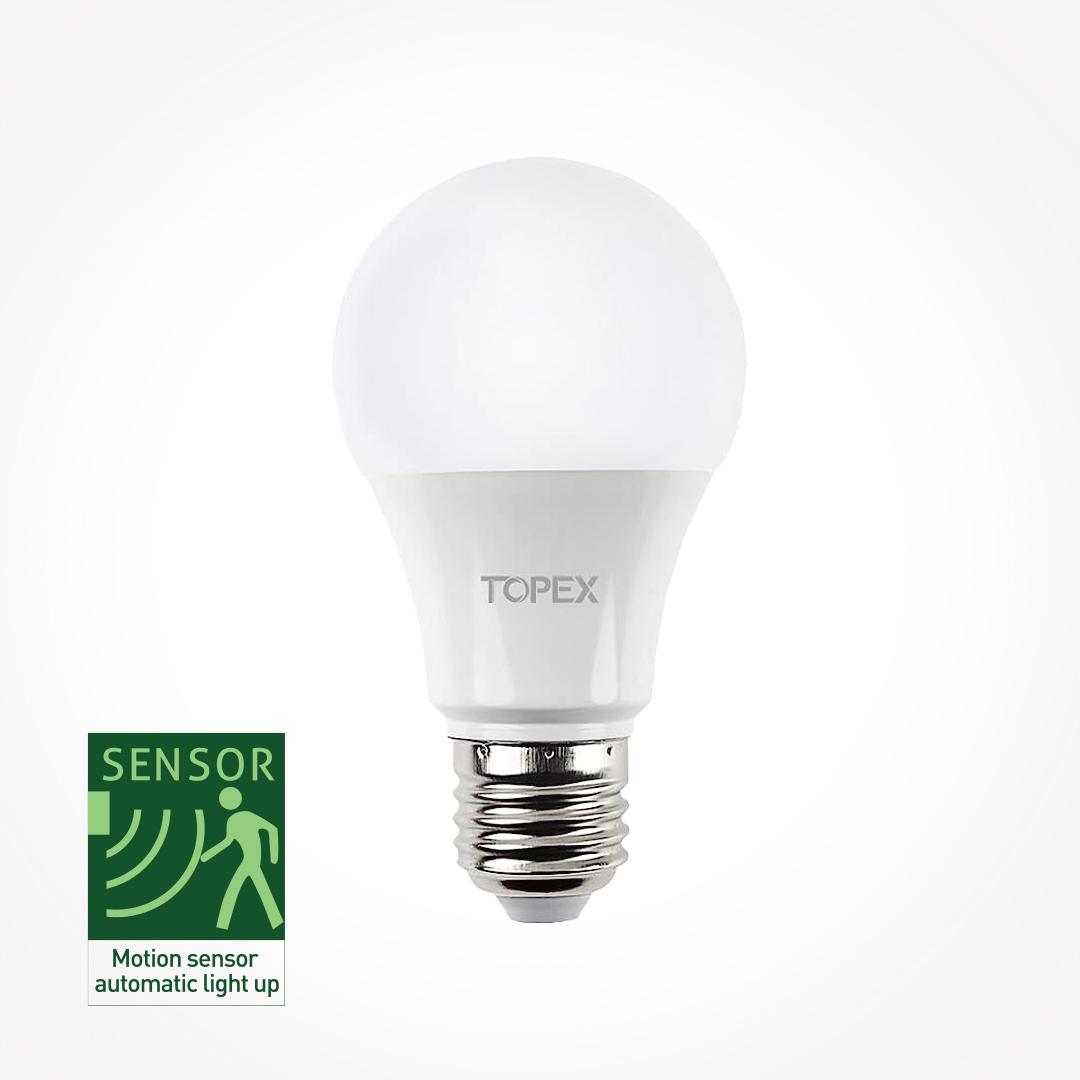 topex-led-9w-a60-sensor-bulb