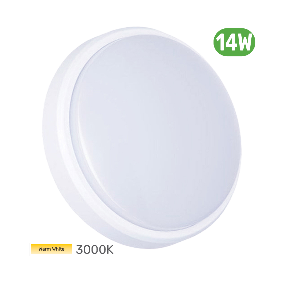 topex-led-bulkhead-round-white-14w-3000k-ip65